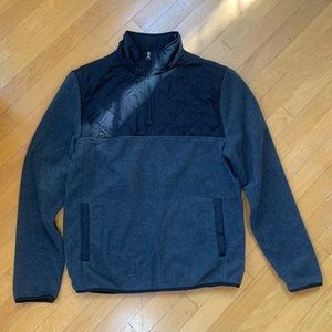 Prince and fox grey quarter zip